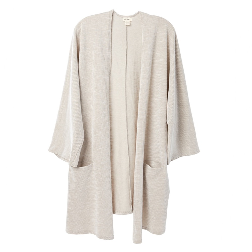 DONNI Ribbed Sweater Coat